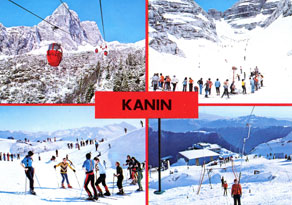 Kaninsko smučišče je, kot edino visokogorsko smučišče v tedanji Jugoslaviji, sprožilo obilo zanimanja, kmalu pa tudi negodovanja, saj marsikaj ni bilo urejeno tako, kot bi moralo biti. (Arhiv Tolminskega muzeja)