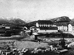 Upravna poslopja podjetja Ceconi v Bohinjski Bistrici Upravna poslopja podjetja Ceconi v Bohinjski Bistrici