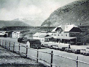 The main building of the Sveta Lucija - Tolmin (now Most na Soci) railway station. The main building of the Sveta Lucija - Tolmin (now Most na Soci) railway station.
