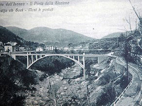 The road bridge to the station was not badly damaged in the First World War. The road bridge to the station was not badly damaged in the First World War.