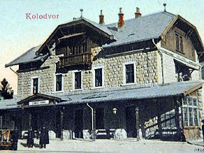 The Kanal railway station was more luxurious than other stations in the Soca Valley. The Kanal railway station was more luxurious than other stations in the Soca Valley.