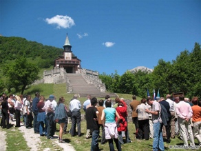 Javorca è anche luogo di numerose commemorazioni. Foto: Damjana Fortunat Černilogar, 18/5/2007. Javorca è anche luogo di numerose commemorazioni. Foto: Damjana Fortunat Černilogar, 18/5/2007.